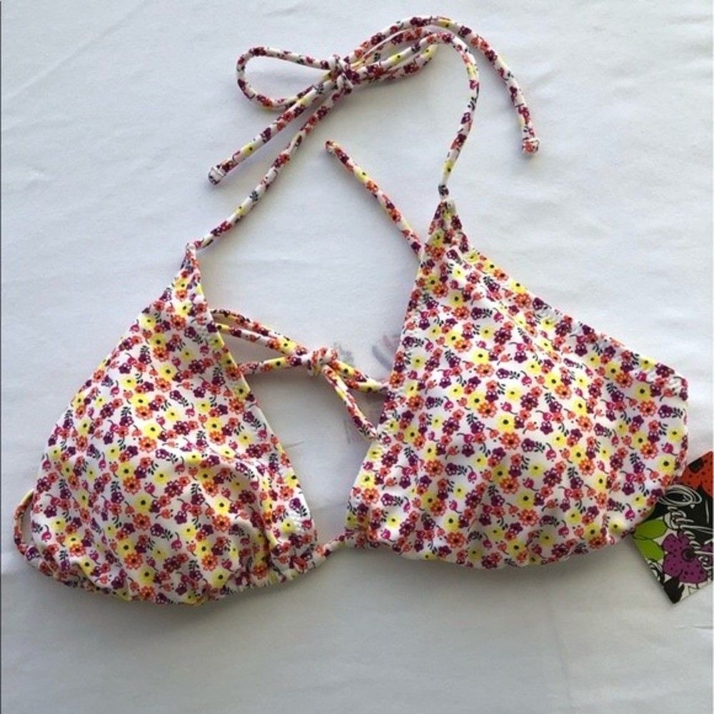 NWT Bathing Suits Outlooks Women’s Swimsuit Top Bottoms Floral Print Size XL - Picture 5 of 16